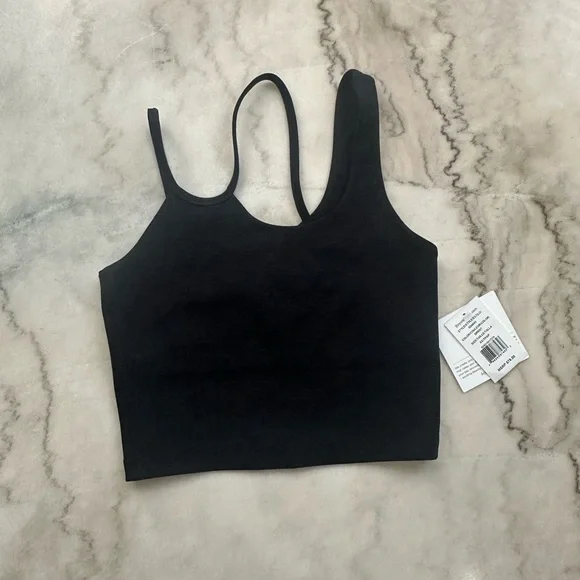 Beyond Yoga Spacedye Shapeshift Cropped Tank in Darkest Night NEW WITH TAGS - Picture 4 of 7